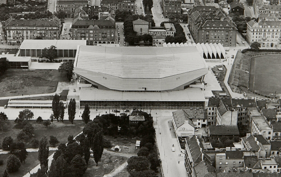 Wiener Stadthalle Luftbild 1961 © Votava