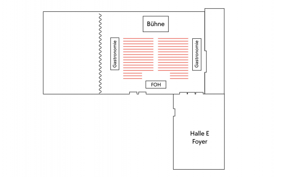 Halle E E-Box sitzend © Wiener Stadthalle