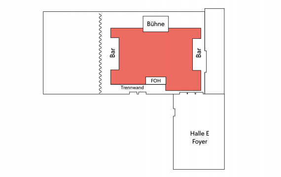 Halle E E-Box stehend © Wiener Stadthalle
