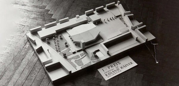 Modell der Wiener Stadthalle Architekturwettbewerb © Archiv Wiener Stadthalle
