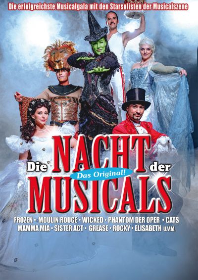 Die Nacht der Musicals | Mi, 20.03.2024 @ Wiener Stadthalle, Halle F © Pura Vida Theater und Musical GmbH