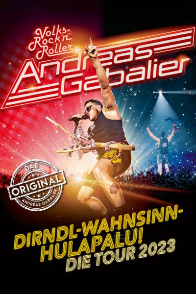 Andreas Gabalier | "DIRNDL-WAHNSINN-HULAPALU!" - Die Tour 2023 | Sa, 04.11.2022 @ Wiener Stadthalle, Halle D © Show Factory Entertainment GmbH