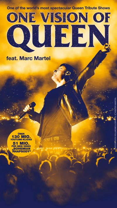 One Vision of Queen feat. Marc Martel, Mi, 01.11.2023 @ Wiener Stadthalle, Halle D © Show Factory Entertainment GmbH