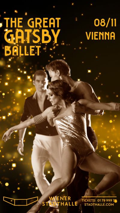 The Great Gatsby Ballett | Mi, 08.11.2023 @ Wiener Stadthalle, Halle F © Rock For You Concert Agency GmbH