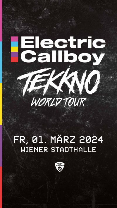 Electric Callboy | Tekkno World Tour | Fr, 01.03.2024 @ Wiener Stadthalle, Halle D © Barracuda Music GmbH