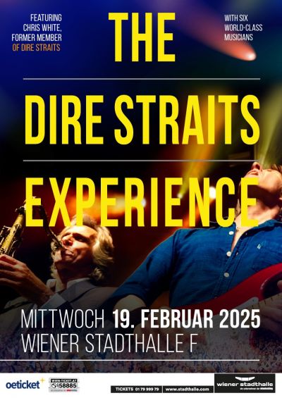 The Dire Straits Experience | World Tour 2025 | Mi, 19.02.2025 @ Wiener Stadthalle, Halle F © The Dire Straits Experience