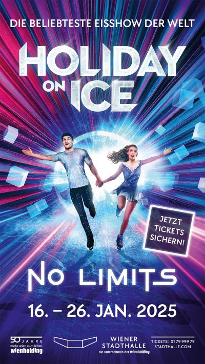 Holiday on Ice NO LIMITS | Do, 16.01. bis So, 26.01.2025 @ Wiener Stadthalle, Halle D © Holiday on Ice Productions | Wiener Stadthalle